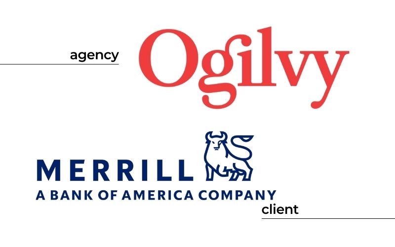Biểu tượng con bò trong Logo của Merrill Lynch do Ogilvy lên ý tưởng