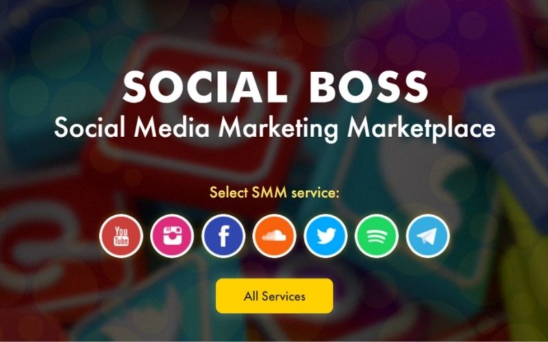 SocialBoss cung cấp dịch vụ mua lượt theo dõi Twitter cũng như cho hầu hết các nền tảng mạng xã hội khác