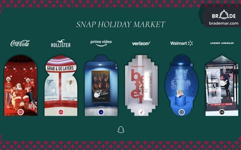 Snap Holiday Market được triển khai bởi 6 thương hiệu lớn vào dịp lễ sắp tới