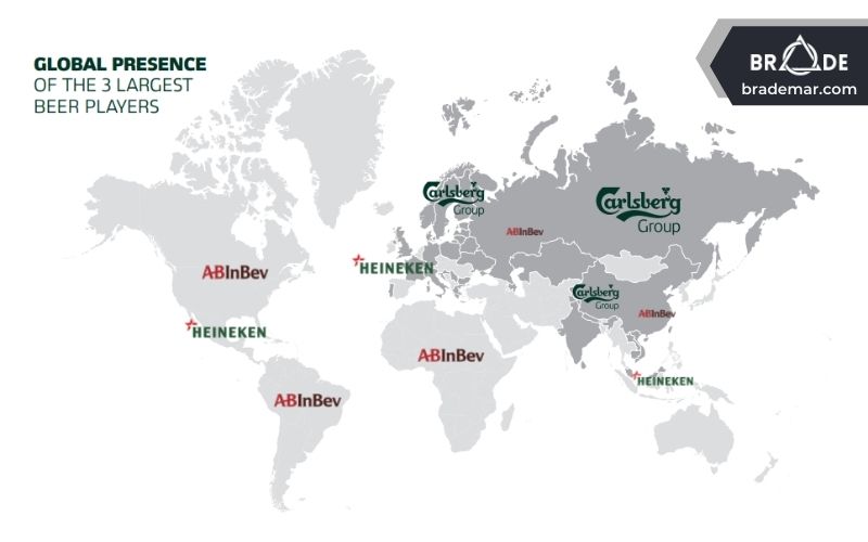 Carlsberg Group là một trong 3 tập đoàn sản xuất bia lớn nhất thế giới (2019)