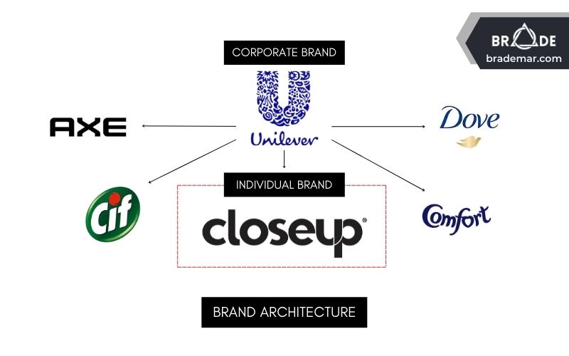 Kiến trúc thương hiệu (Brand Architecture) của Close Up