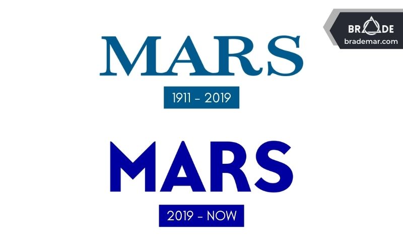 Mars thay đổi Logo từ năm 2019