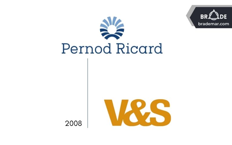 Năm 2008, Pernod Ricard mua lại V&S Group, bao gồm cả thương hiệu Absolut Vodka, từ chính phủ Thụy Điển