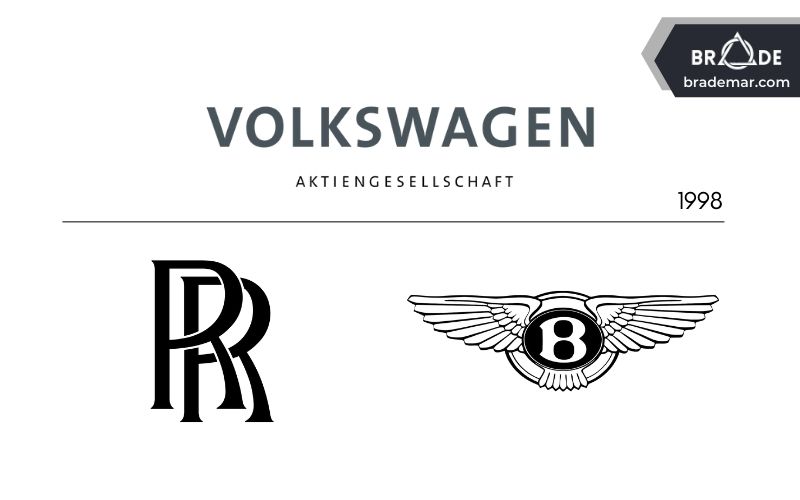 Volkswagen Group mua lại Bentley và Rolls-Royce nhưng không có quyền sử dụng tên và Logo Rolls-Royce