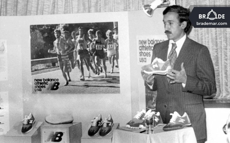 William J. Riley giới thiệu những đôi giày New Balance đầu tiên