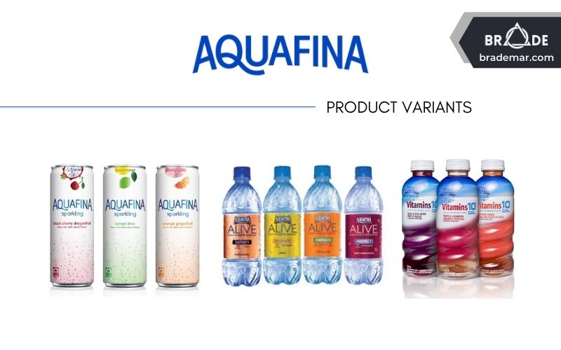 Aquafina Sparkling, Aquafina Alive và Aquafina Plus