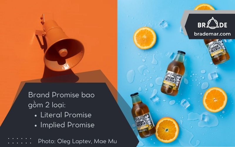 Brand Promise bao gồm 2 loại Literal Promise và Implied Promise