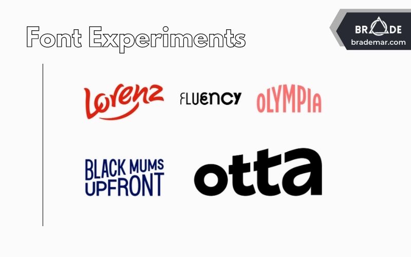 Phong cách thiết kế 'Font Experiments'