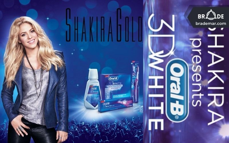 Shakira được chọn làm đại sứ thương hiệu và người phát ngôn cho dòng sản phẩm 3D White