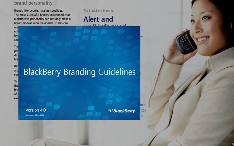 Brand Guideline Example - BlackBerry