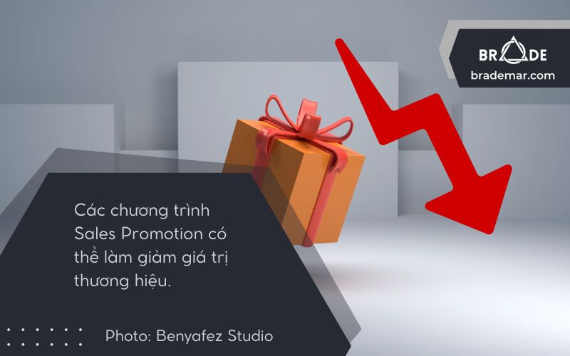 Các chương trình Sales Promotion có thể làm giảm giá trị thương hiệu