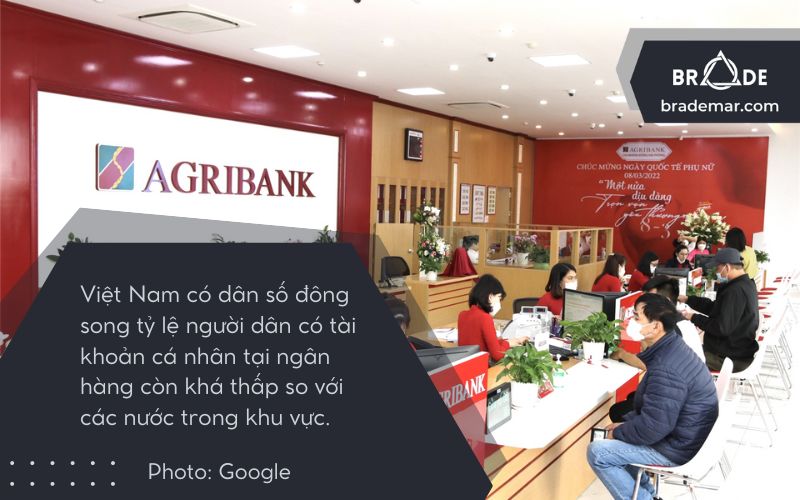 Phân tích mô hình SWOT của ngân hàng Agribank - Tỷ lệ người dân có tài khoản cá nhân tại ngân hàng còn khá thấp