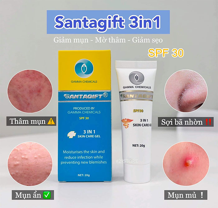 Kem mụn Santagift có tác dụng gì