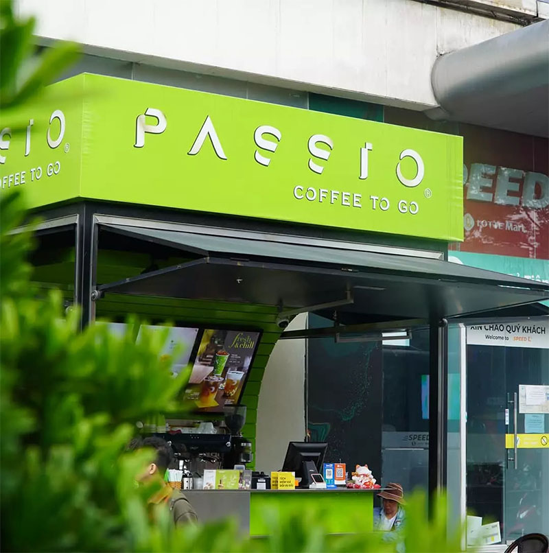 Các đối thủ cạnh tranh của Highlands Coffee passio coffee